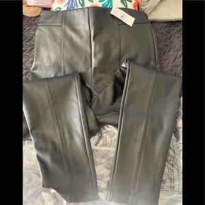 Ann Taylor faux leather leggings